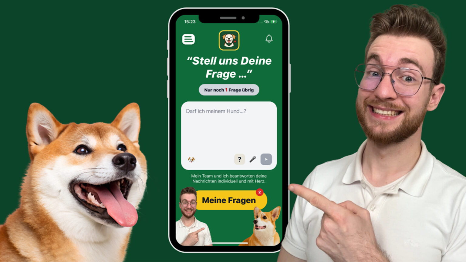 Wuffio App bietet faktenbasierte Ernährungsberatung für Hunde und unterstützt eine gesunde Hundeernährung individuell.