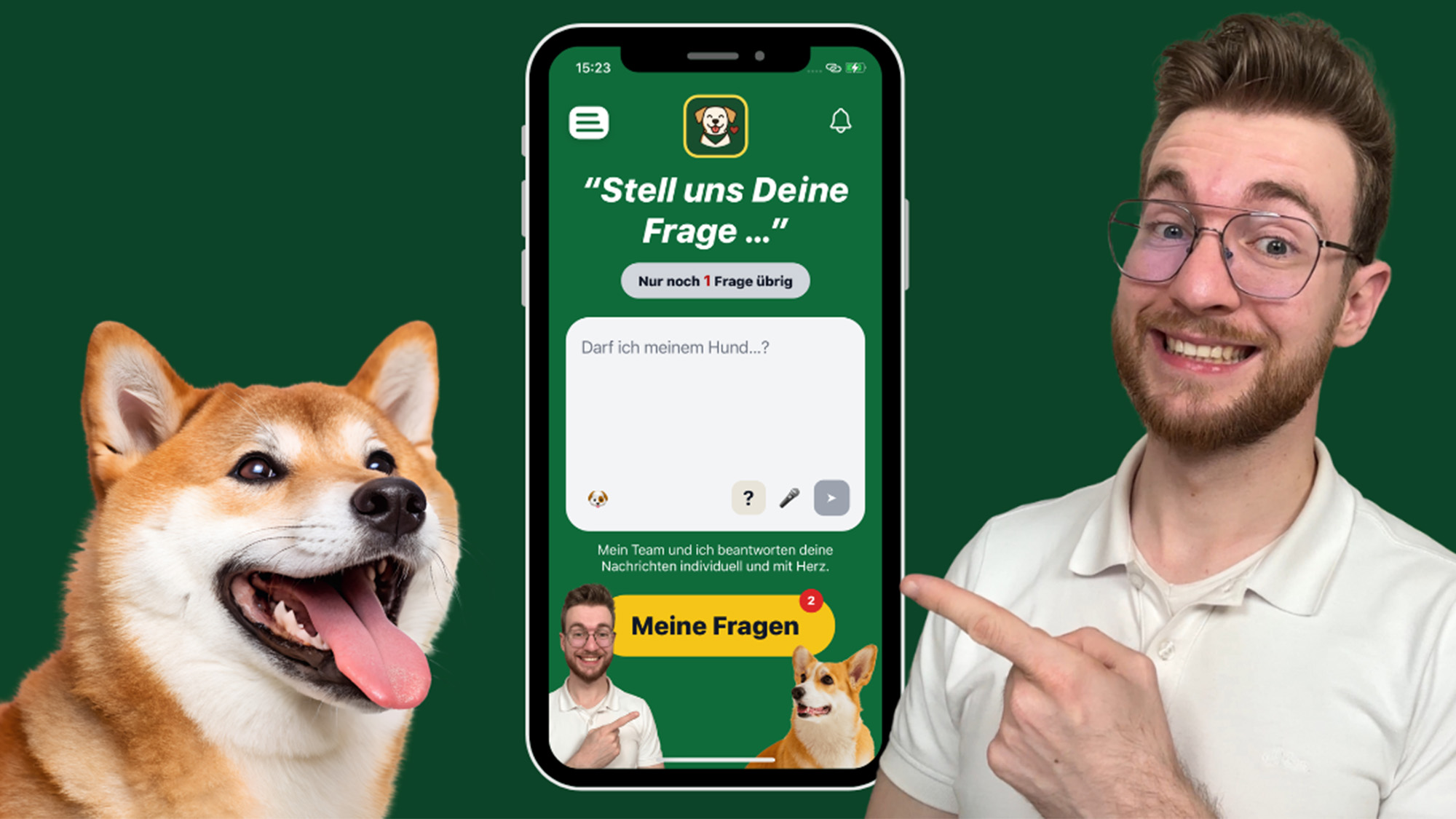 Wuffio App bietet faktenbasierte Ernährungsberatung für Hunde und unterstützt eine gesunde Hundeernährung individuell.